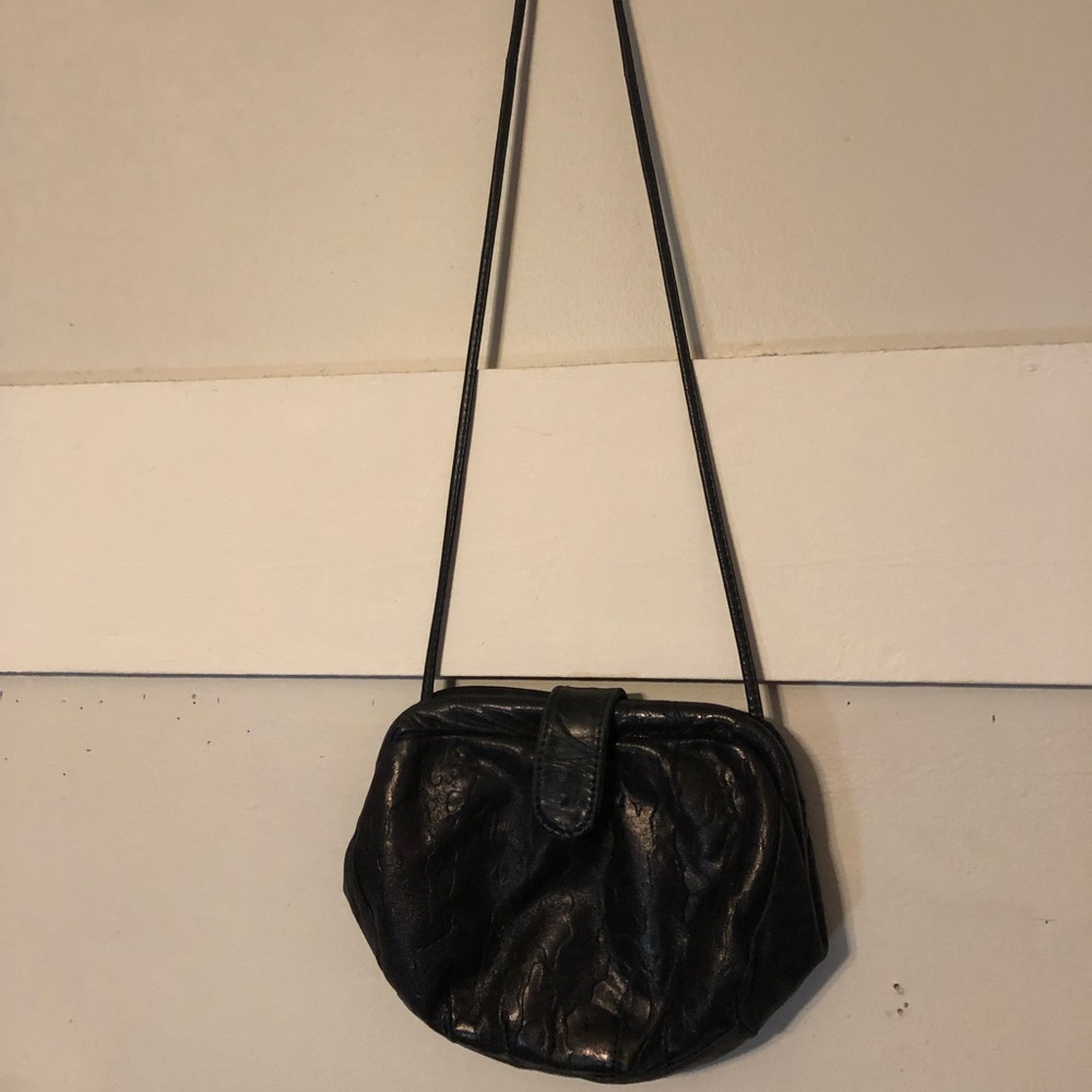 Vintage Letisse Bag Soft Black Leather